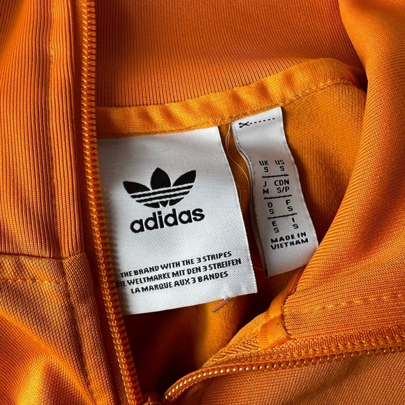 adidas Iriginal Orange Track Jacket (Unisex) Small - Picture 3 of 12